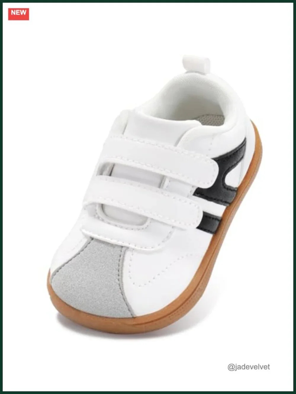 Toddler Wide Toe Box Barefoot Sneakers Zero Drop Non-Slip First Walking Shoes